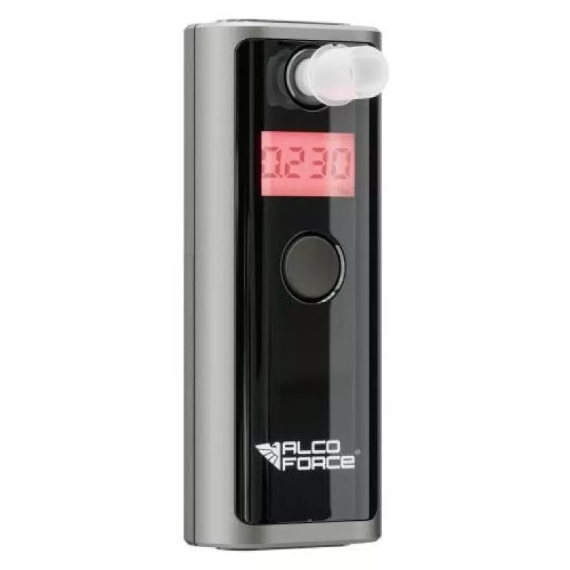 AlcoForce Detector Breathalyzer ar elektroķīmisko sensoru