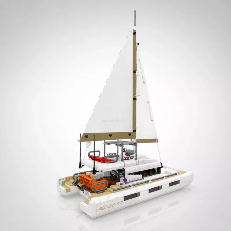 Mould King Catamaran Sailboat 10217 Building Block Set (890 Pieces)