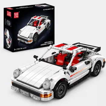 Mould King 911 Pull-Back Sports Car 15063 Building Block Set 824 Pieces