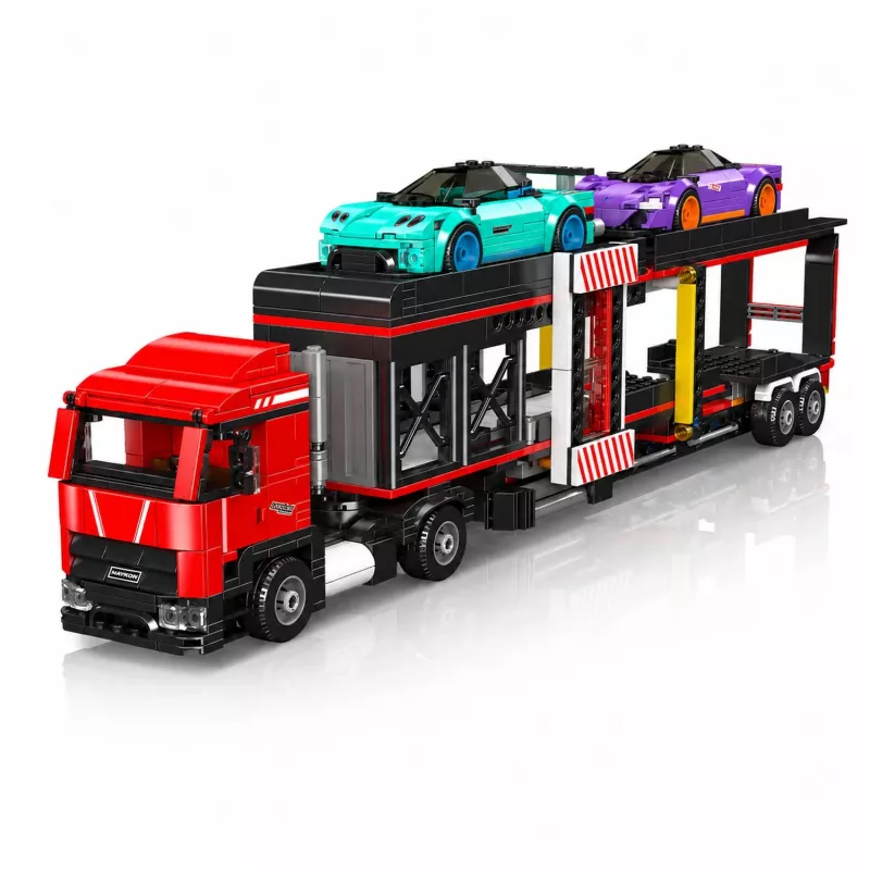 Mould King Sports Car Transporter Truck 24078 Building Block Set 997 Pieces