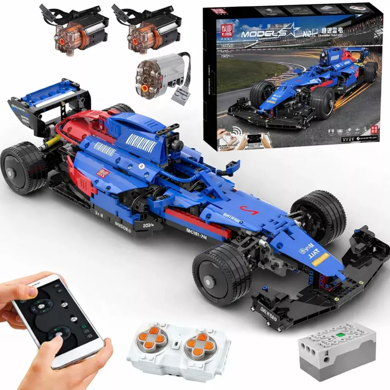 MOULD KING Formula Race Car 18024B Building Blocks Set (1065 Pieces)