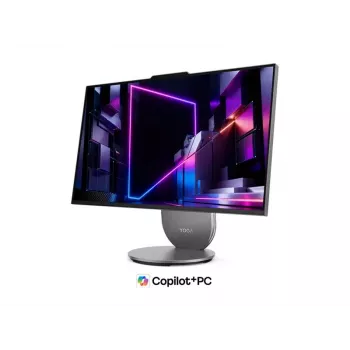 Lenovo Yoga 27IPH11 All-in-One Desktop, 27 inch QHD IPS, Intel Core Ultra 5 325, 16GB LPDDR5X, 1TB SSD, Intel Graphics, Windows 11 Home, English, Luna Grey