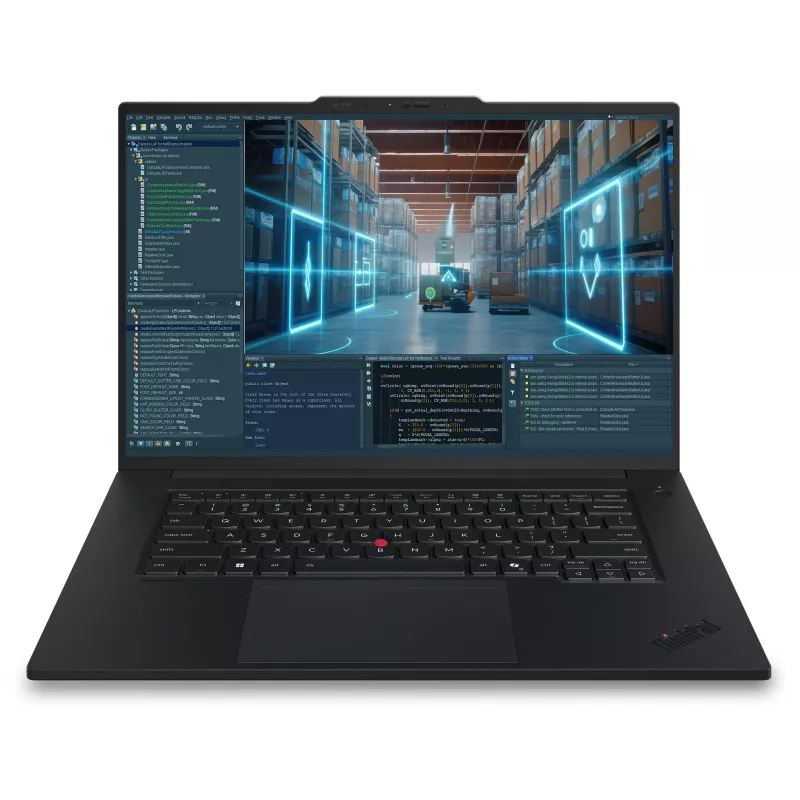 Lenovo ThinkPad P1 Gen 9 21UE0006GE mobilā darbstacija, 16 collu WUXGA IPS, Intel Core Ultra 7 356H, 64GB LPDDR5x, 1TB SSD, NVIDIA RTX PRO 2000 Blackwell 8GB, Windows 11 Pro, vācu tastatūra