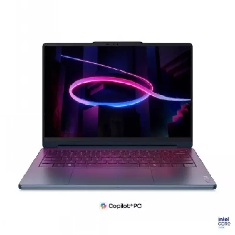 Lenovo Yoga 9 2-in-1 14IPH11 Intel, Cosmic Blue, 14 collu OLED skārienekrāns 2.8K WQXGA+, Intel Core Ultra 7 355, 32 GB LPDDR5X, 1 TB SSD, Intel Graphics, Windows 11 Home, angļu tastatūra, fona apgaismojums, Wi-Fi 7, Bluetooth 5.4, bez barošanas adaptera