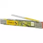STABILA 600 2 m Wooden Folding Rule Metric White/Yellow