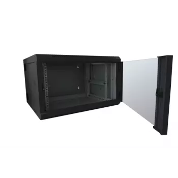 ALLNET SMB6609 9U 19 inch Sienas tīkla skapis 600mm dziļums Melns