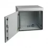 EFB-Elektronik 19 inch sienas montāžas korpuss IP55, 12U, tērauda durvis, dziļums 450 mm, RAL 7035
