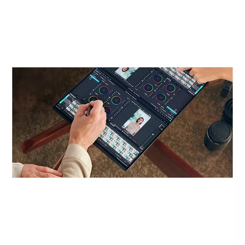 ASUS Zenbook Duo UX8407AA-SN262W 2-in-1 klēpjdators, 14 collu 3K OLED skārienjūtīgs 144Hz, Intel Core Ultra 9 386H, 32GB LPDDR5x, 1TB SSD, Windows 11 Home