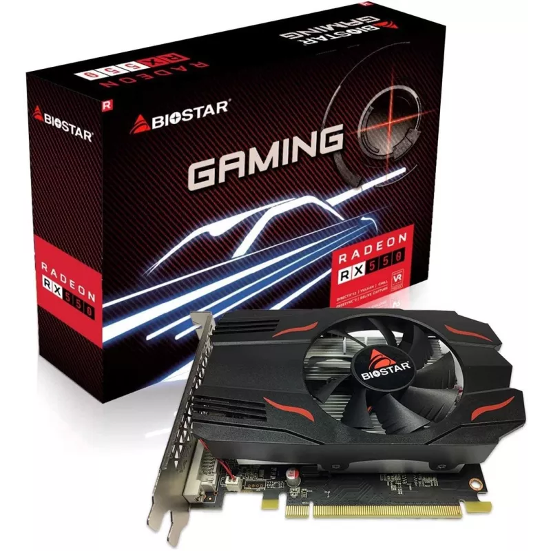 Biostar VA5515RF41 AMD Radeon RX 550 grafikas karte 4 GB GDDR5