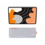 Logitech Flip Folio Keyboard Case for Apple 13-inch iPad Air (M2, M3) - Pale Gray - QWERTZ German Layout