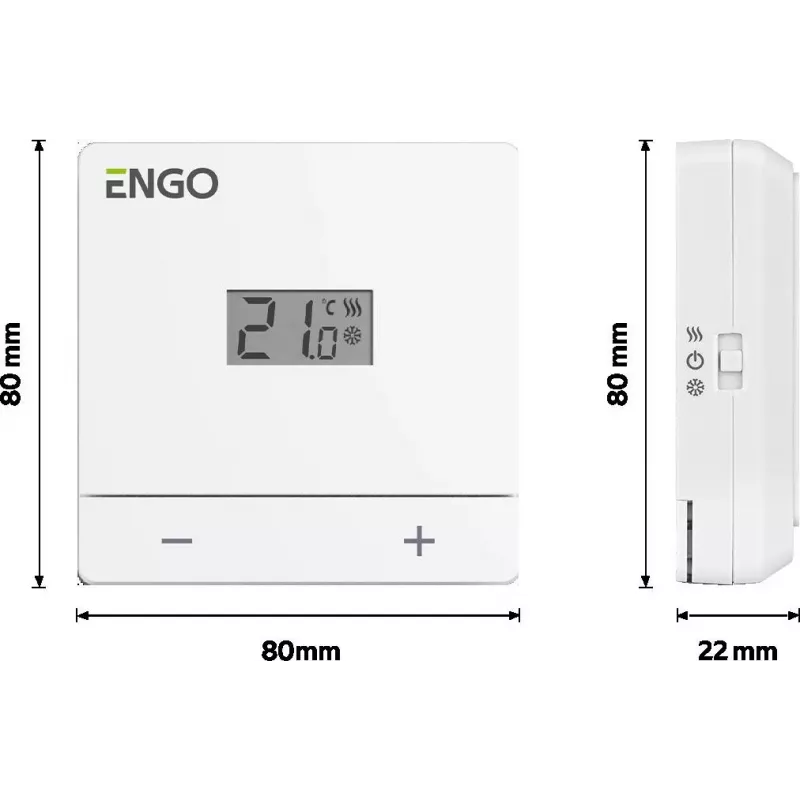 ENGO Controls EASY-BATW Temperatūras regulatora akumulators