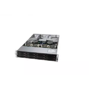Supermicro SYS-620U-TNR 2U Rackmount Server Platform, Dual Socket LGA4189, 24x 2.5 inch Hot-Swap NVMe/SATA/SAS, 2x 10GbE, 2000W Redundant Titanium