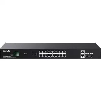 Tenda TEG1120P-16-250W Nepārvaldāms PoE+ slēdzis 18 portu Gigabit 2 SFP 250W