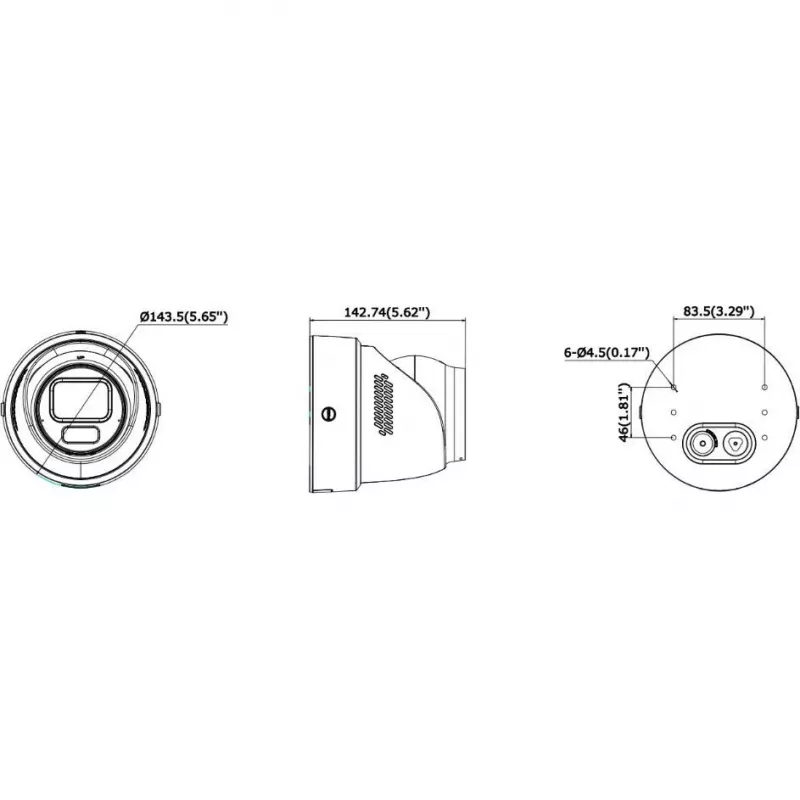 Hikvision DS-2CD2H123G2-LIZS2UY/SL(2.8-12mm)/O-STD 2MP AcuSense kupola IP kamera ar stroboskopa gaismu un audio brīdinājumu