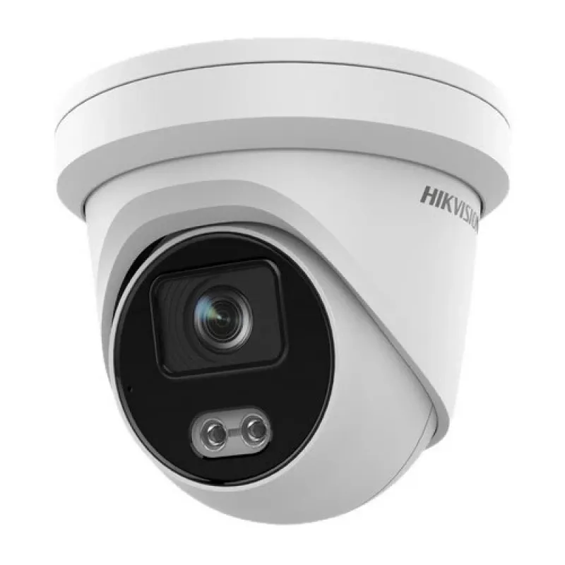 Hikvision Pro Series DS-2CD2347G2-L 4MP ColorVu kupola IP kamera ar 2.8mm objektīvu, IP67, iebūvētu mikrofonu, PoE