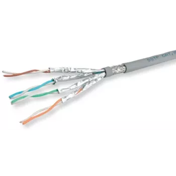 ROLINE S/FTP Cat.6A (Class EA) LSOH Solid Wire Bulk Cable, 100 m, Grey