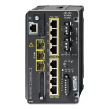 CISCO IE-3500-8P3S-A Industrial Managed Switch, 8 GE PoE+ un 3 GE SFP Modular, NA