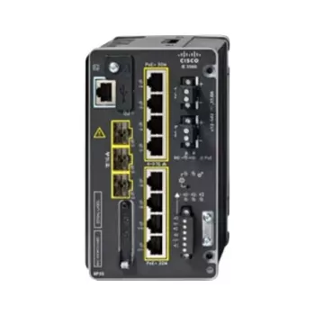 CISCO IE-3500-8P3S-A Industrial Managed Switch, 8 GE PoE+ un 3 GE SFP Modular, NA