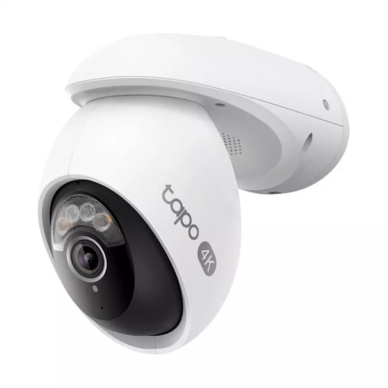 TP-LINK Tapo C560WS V1 tīkla novērošanas kamera - Pan/Tilt - Āra - Laikapstākļu izturīga - Krāsu nakts redzamība - 8 MP - 4K UHD - Fiksēts fokusa attālums - Audio - Bezvadu - Wi-Fi 6 - 802.11ax