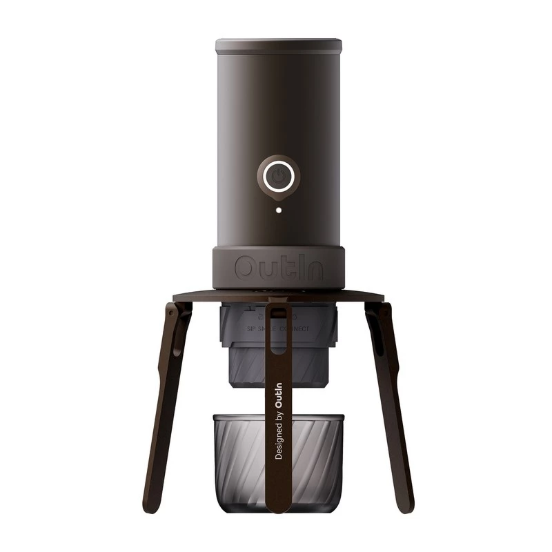 OutIn salokāms kafijas statīvs Nano portatīvajai espresso kafijas automātam - Melns