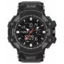 TIMEX vīriešu digitālais pulkstenis TW5M51800 53mm sveķu korpuss, melna sveķu siksniņa, pelēks ciparnīca, INDIGLO naktsgaisma, 100m ūdensizturība