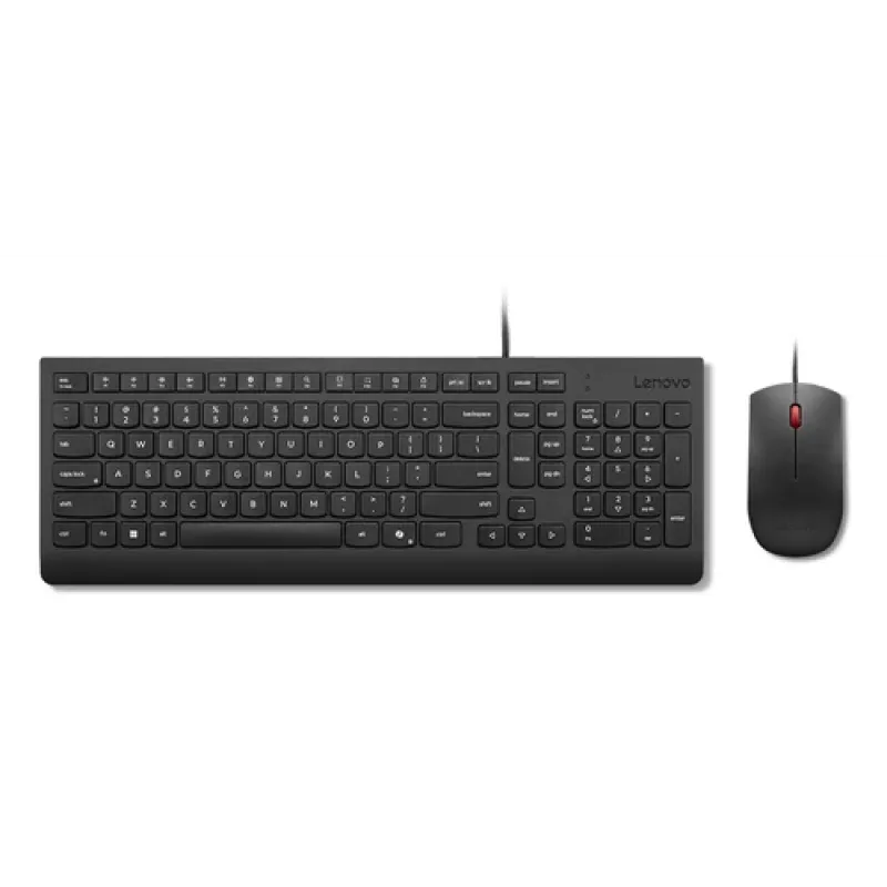 Lenovo Essential Wired Keyboard & Mouse Set Nordic (Finnish/Swedish) Copilot