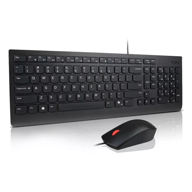 Lenovo Essential Wired Keyboard & Mouse Set Nordic (Finnish/Swedish) Copilot