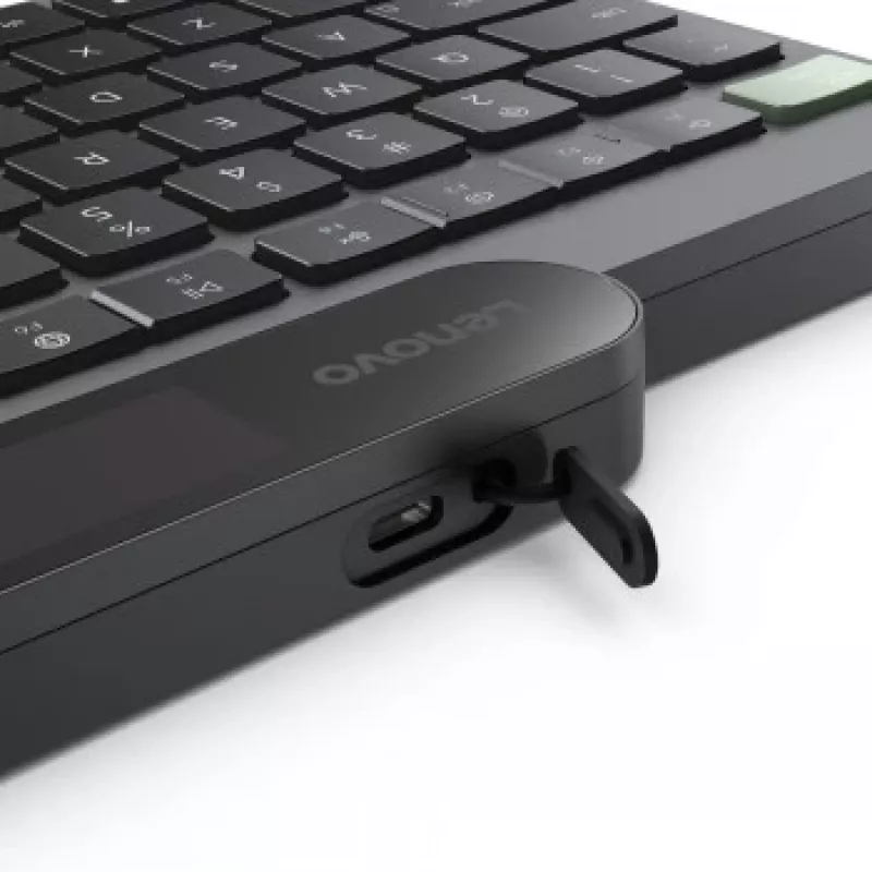 Lenovo Self-Charging Bluetooth Keyboard Nordic (Finnish/Swedish) Storm Grey