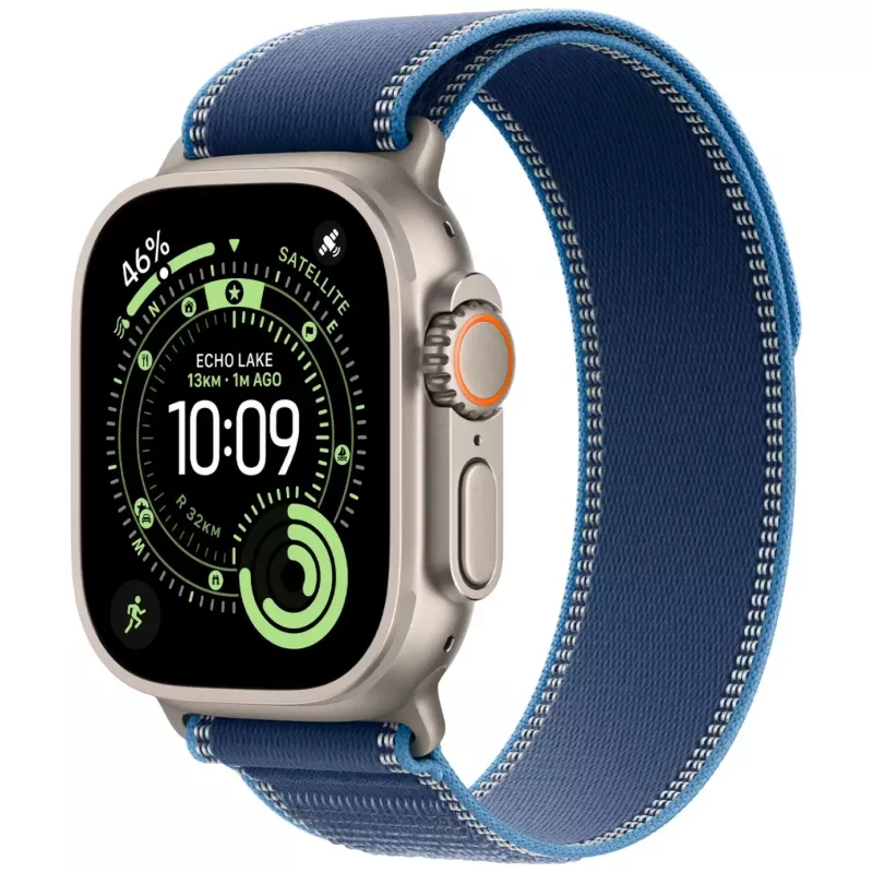 Apple Watch Series 9 GPS + Cellular 45mm Midnight Aluminum Case with Midnight Sport Band M/L