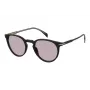 David Beckham DB1139S807KE Unisex saulesbrilles, melns rāmis, pelēkas lēcas, 51 mm