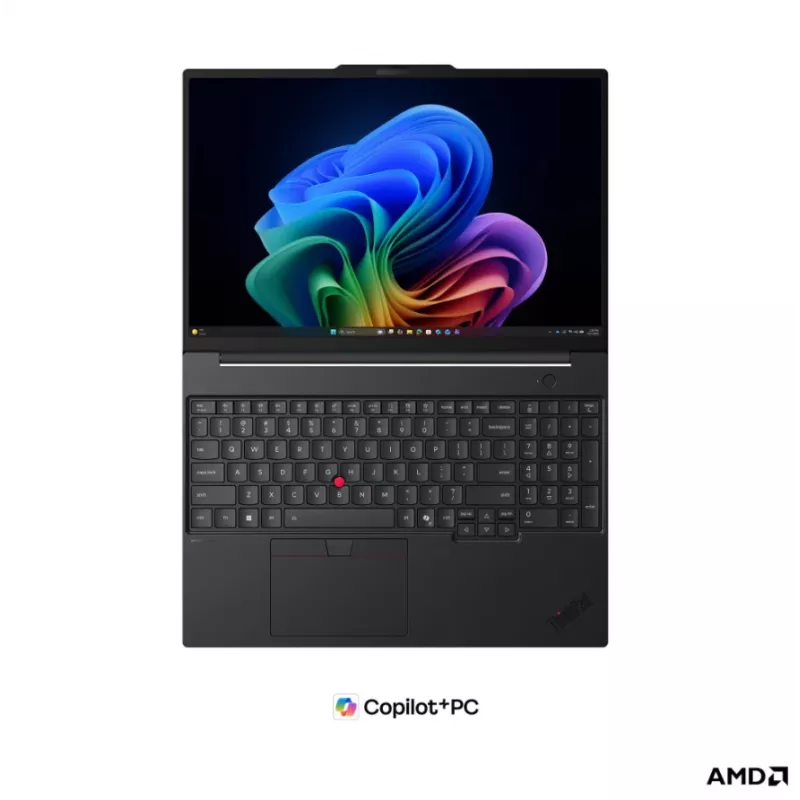 Lenovo ThinkPad T16 G5 AMD Biznesa klēpjdators, 16 inch WUXGA IPS, AMD Ryzen AI 5 PRO 440, 16GB DDR5, 512GB SSD, AMD Radeon 840M, Windows 11 Pro, Melns, Ziemeļvalstu tastatūra