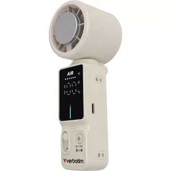Verbatim Cool inchn´Go Ice Touch Mini rokas ventilators balts/sudrabs 32348