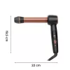 Rowenta CF4620E0 Twist Curl lokšķēres - keramikas, jonu kondicionēšana, 27/32/38 mm, LCD displejs, 86 W, melna/varš