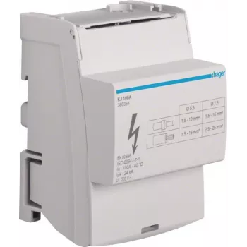 Hager KJ100A 4-Pole Distribution Block 100A