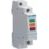 HAGER SVN129 Indikatora gaisma, 230V AC, 3 x LED sarkana+zaļa+oranža, DIN sliede