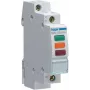 HAGER SVN129 Indikatora gaisma, 230V AC, 3 x LED sarkana+zaļa+oranža, DIN sliede