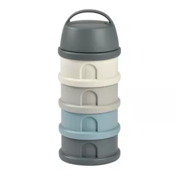 Beaba 4-Compartment Powdered Milk Container Grey
