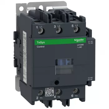 APC Schneider Electric LC1D95P7 TeSys D Motor Contaktors, 3 Poli, 95 A, 230 V AC, 1 NO + 1 NC Papildu Kontakti
