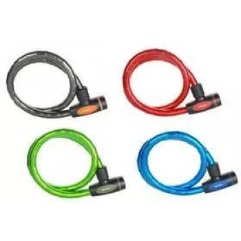 Master Lock 8228EURDPRO regulējama troses slēdzene, 1,8 m, melna