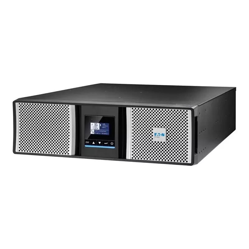Eaton 9PX G2 9PX6KIRTNG2 UPS - 6000 VA / 6000 W - Online Double Conversion - 3U Rack/Tower - Melns, Sudrabs