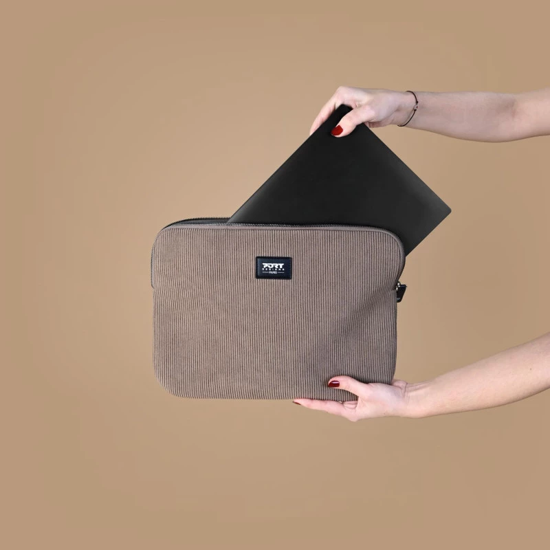 PORT DESIGNS MILANO II ECO Sleeve 13/14 collu klēpjdatoram, brūns