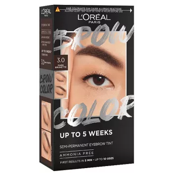 L'Oreal Brow Color uzacu krāsošanas komplekts 3.0 Dark Brunette