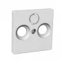 Schneider Electric Unica Central Plate R+TV+SAT White