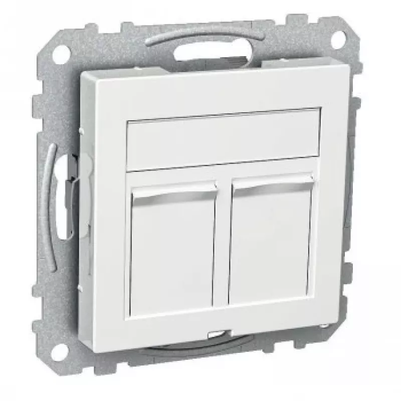 Schneider Electric Data Outlet Actassi S-One Cat6A STP RJ45 White