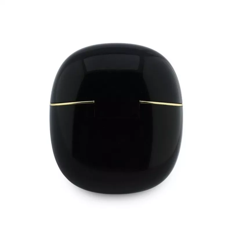 GUESS Glossy Gold Line Classic TWS Earbuds Black
