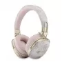 Guess Over-Ear Bluetooth austiņas ar ENC, Metal 4G Script Logo, Melna