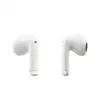 GUESS Glossy Gold Line Classic TWS Earbuds White