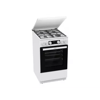 Gorenje GK5C42WF-B Brīvi stāvoša gāzes-elektriskā plīts, balta, 50 cm, 70 L