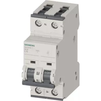 Siemens 5SY45107 MCB 1+N Pole C 10A 10kA 230V DIN Rail Miniature Circuit Breaker
