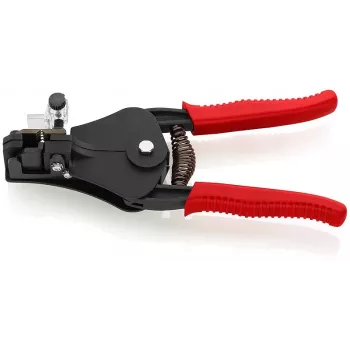 KNIPEX 1221 Automātiskās stiepļu noņemšanas knaibles 0.03-10 mm² (32-8 AWG) ar griezēju, 180 mm